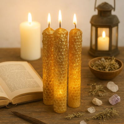 3 Velas Alquímicas – Prosperidad, Abundancia Buena Fortuna