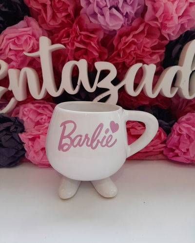 Taza Patitas Barbie