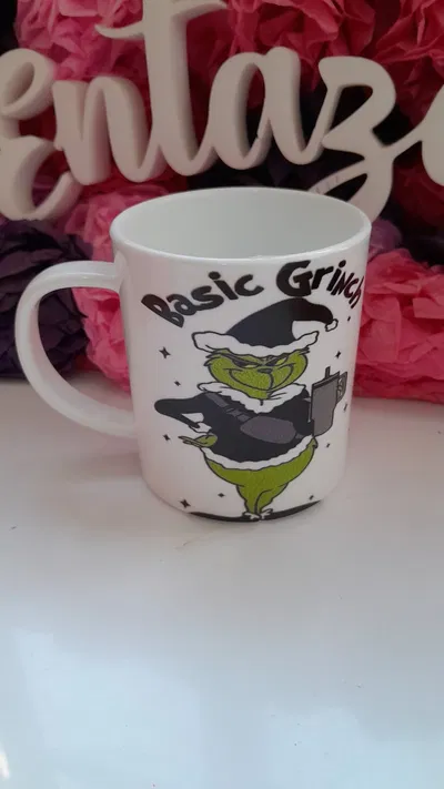 Taza Plástica Grinch