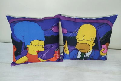 Almohadón Duo Homero Auto