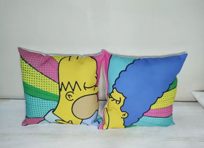 Almohadón Duo Homero Beso