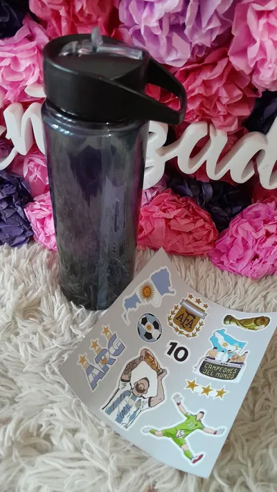 Botella Messi Stickers