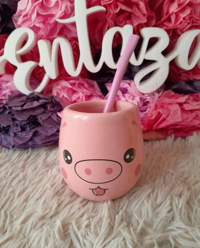 Mate ceramica Cerdito