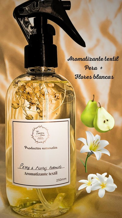 aromatizante textil/ambiental Pera y flores blancas