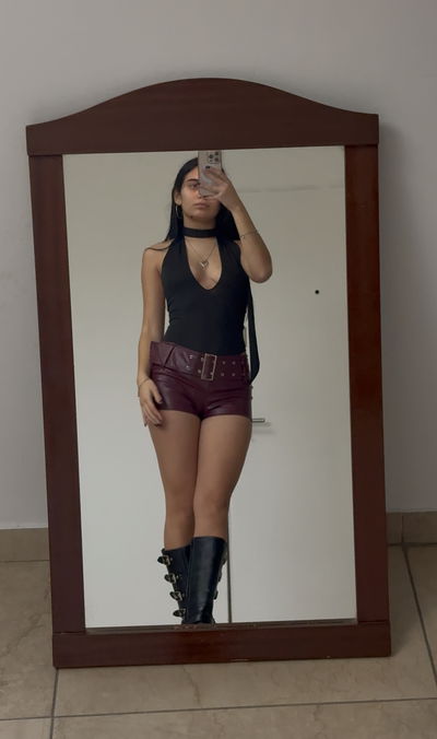 Short de cuero