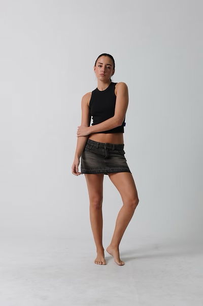 Pollera Praha gris 