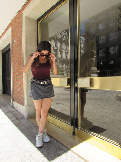 Skort gris 