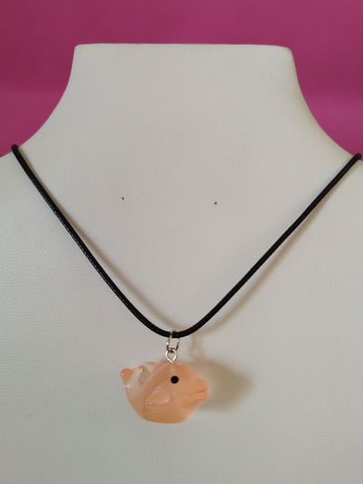 Collar ballena luminosa naranja