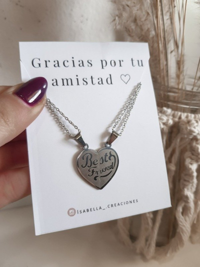 Collar para compartir Best Friend acero