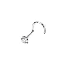 set x2 nostril curvo plateado