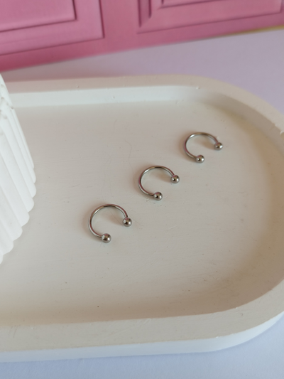 Set x3 piercing septum
