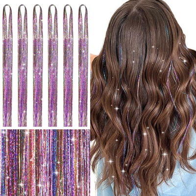 Extensiones para el cabello brillosas