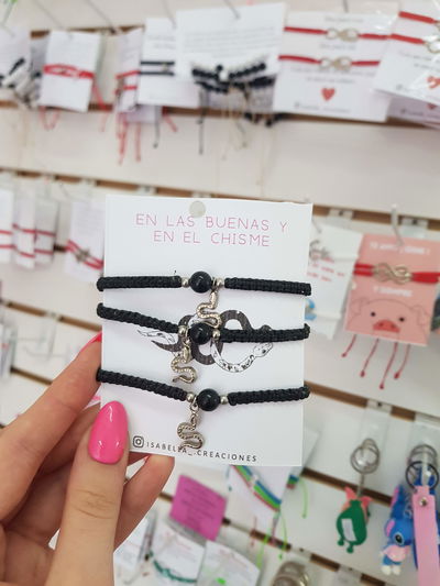 Pulseras para compartir x3 Vivoras negra