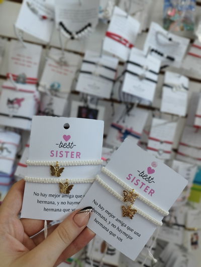 Pulseras para compartir Siempre Juntas gold