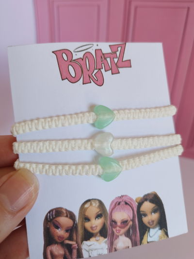 Pulseras para compartir x3 Bratz luminoso