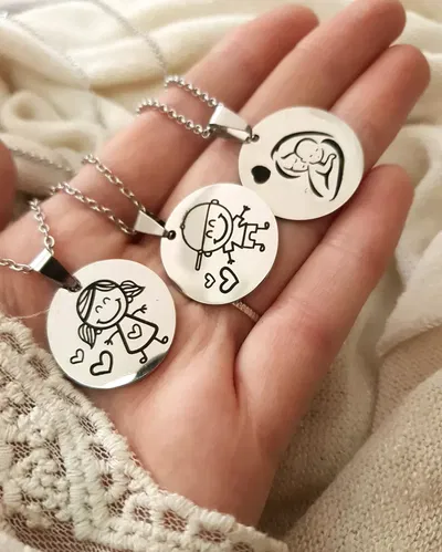 Conjunto medalla hijos