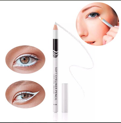 Delineador blanco lapiz PACK x2