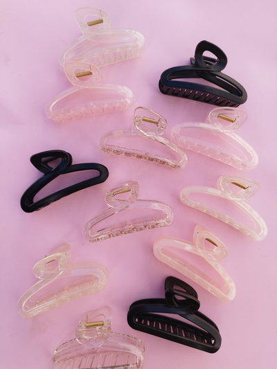 Broche para pelo oval PACK X2