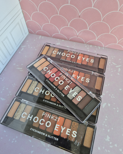 Paleta Choco Eyes Pink 21 12 sombras