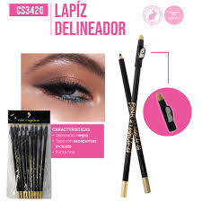 Lapiz delineador negro Pink 21 PACK X3