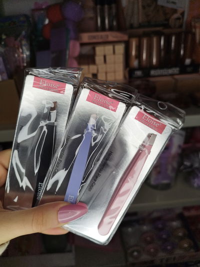 Pinza de depilar PACK X2