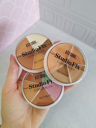 Paleta de correctores en crema