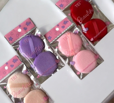 Set de 2 esponjas aplicadoras redondas TEI PACK X6