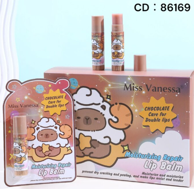 Balsamo labial capibara mod3 PACK X6