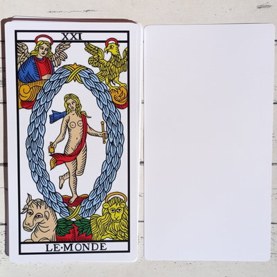 Mazo Tarot formato (A4) Marsella  Simple Faz -22 Arcanos Mayores 