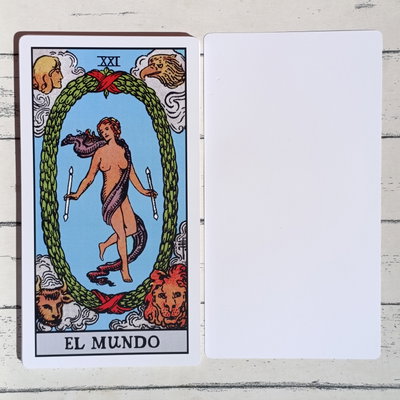 Mazo Tarot formato (A4) Rider Simple Faz- 22 Arcanos Mayores 