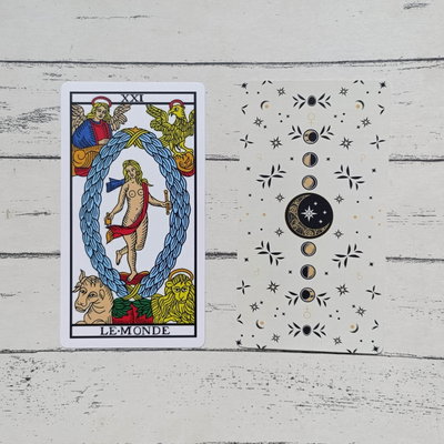 Mazo Tarot formato (A5) Marsella 22 Arcanos Mayores