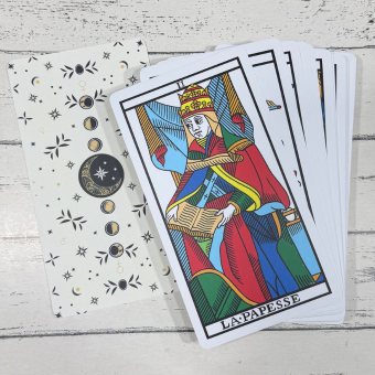 Mazo Tarot Formato (A5) Marsella 78 cartas 