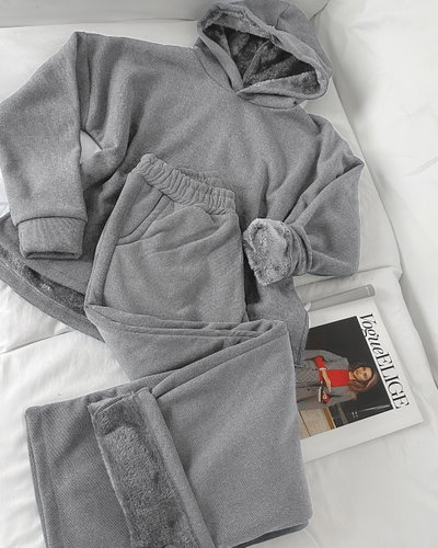 Conjunto darlon con piel