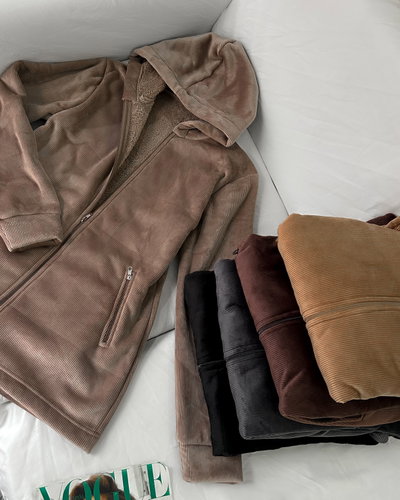 Campera Zara con piel