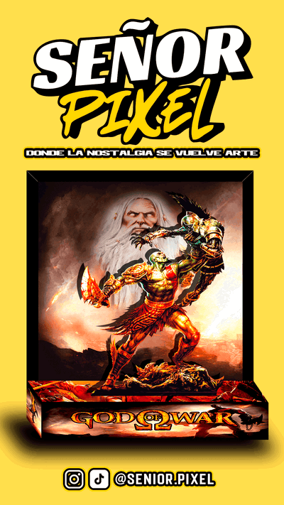 "God of War" Diorama Gamer vertical