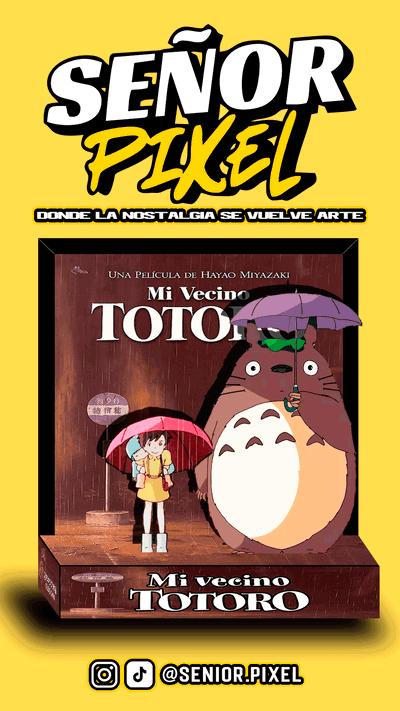 "Mi vecino Totoro" Diorama Gamer vertical