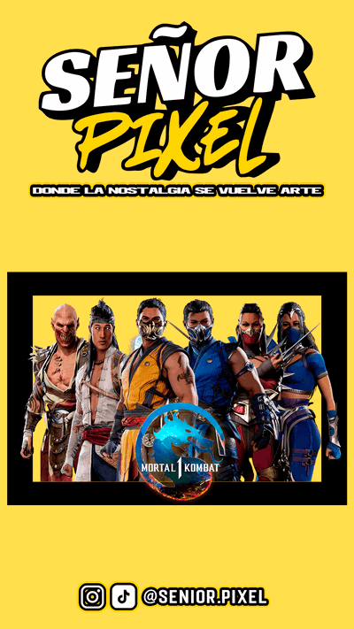 "mortal kombat 1" Cuadro Anigamer