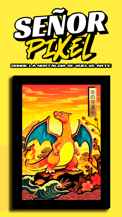 Cuadro "Charizard" Pokemon