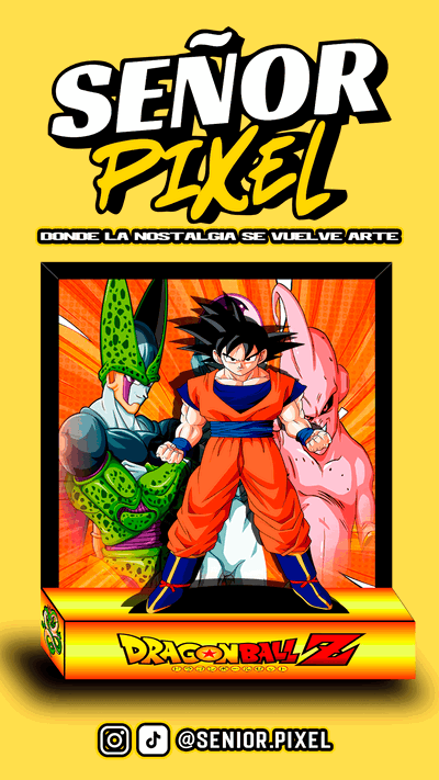 "Goku" Diorama Gamer vertical