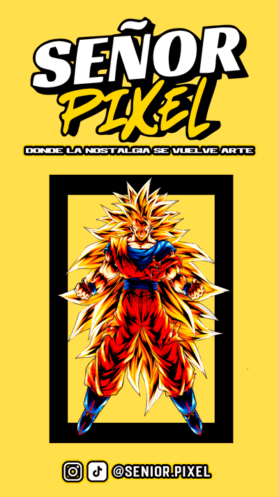 "Goku Fase 4" Cuadro Anigamer