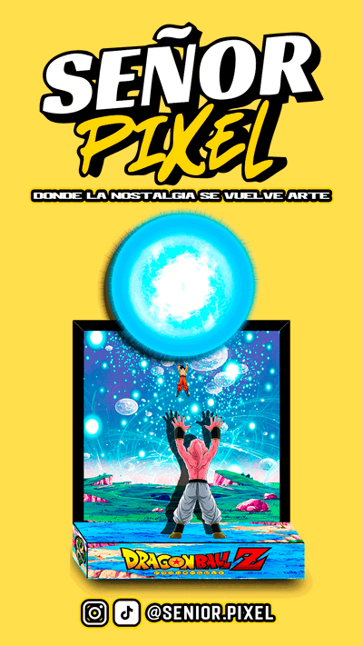 "Goku Genkidama" Diorama Gamer vertical