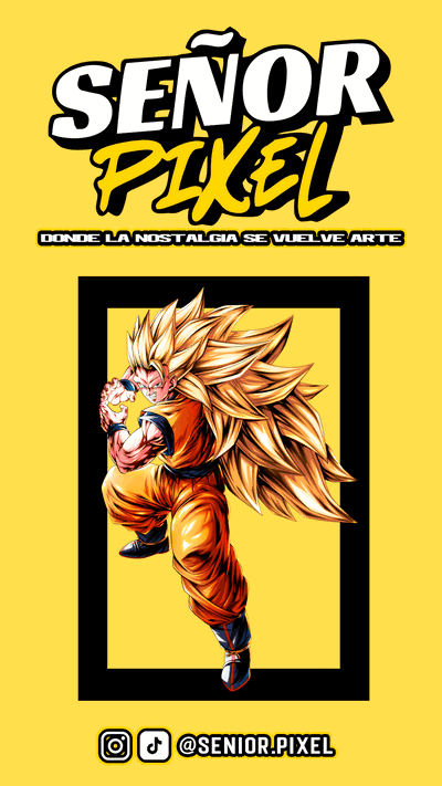 "Goku Fase 4 (2)" Cuadro Anigamer