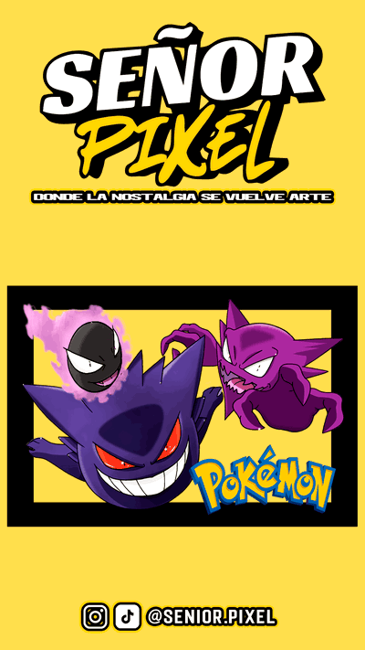 "Gengar" Cuadro Anigamer