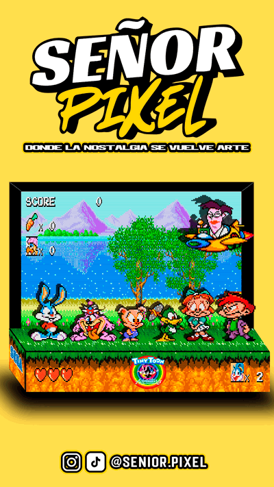 "Tiny Toon" Diorama Gamer