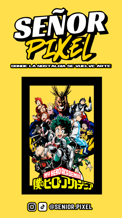 "My Hero Academia" Cuadro Anigamer