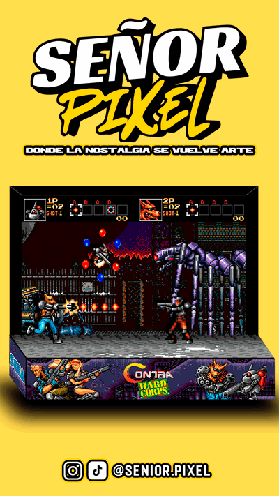 "Contra Hard Corps" Diorama Gamer