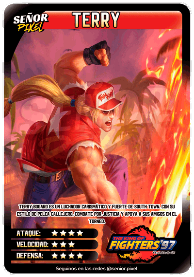 "Terry KOF 97" Tarjeta holografica