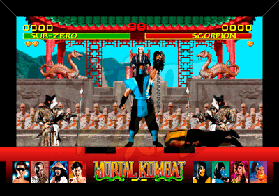 "MK1 Sub Zero" Diorama Gamer