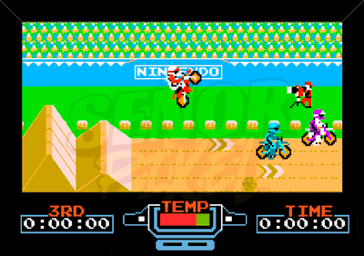 "Excite Bike" Diorama Gamer