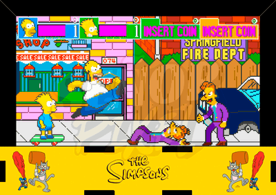 "The Simpsons Arcade" Diorama Gamer